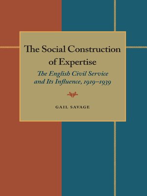 cover image of The Social Construction of Expertise